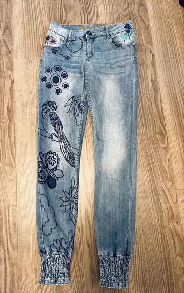 Desigual 자수 데님 size28