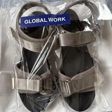 GLOBAL WORK 라 쿠션 스니커즈 샌들 XL 브라운