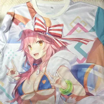 Fate 페이트 풀 그래픽 티셔츠 타마노마노 우메기 L 사이즈