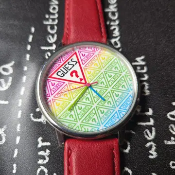 GUESS 레인보우 손목시계