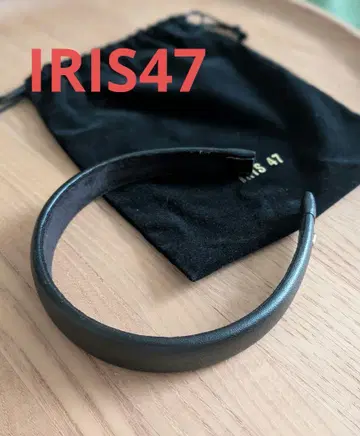 iris47 헤어밴드 노크턴 헤드밴드 블랙 와이드