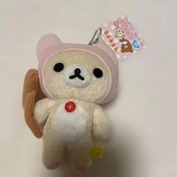 리락쿠마 스트랩이 달린 봉제 인형