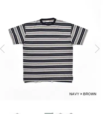 피그벨 24SS 보더 티셔츠 사이즈 3