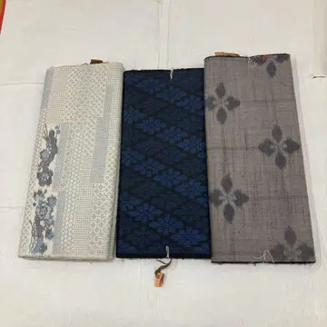 세탁한 명주 옷감 3개 세트 순수 실크