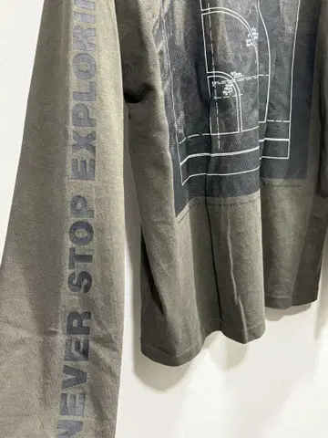 노스페이스 롱 T