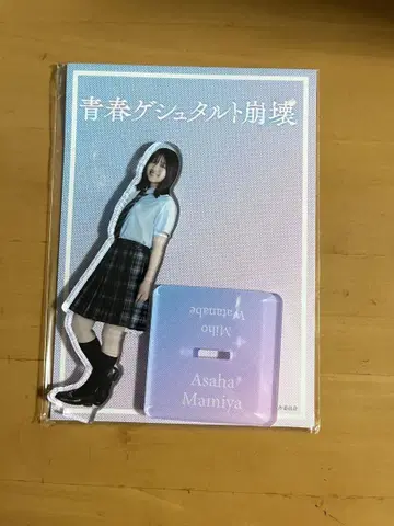 청춘 게슈탈트 붕괴 마미야 아사바 와타나베 미호 아크릴 스탠드