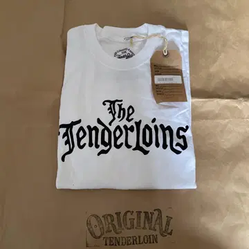 미사용 새상품 텐더 로인 The Tenderloins 로고 티셔츠