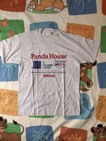 팬더 하우스 pandahouse 테니스 빈티지 티셔츠