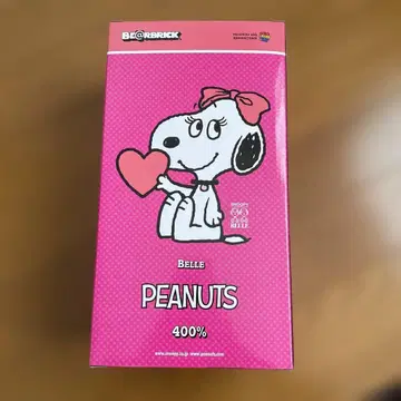 PEANUTS Belle 400% 베어브릭