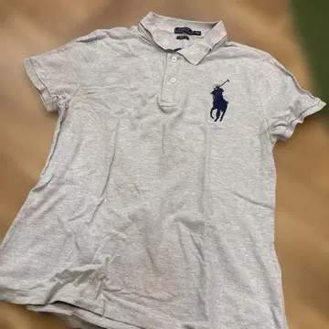 Ralph Lauren 그레이 반팔 피케 셔츠 L