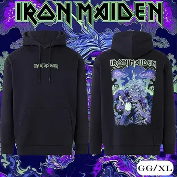 IRON MAIDEN 아이언 메이든 그래픽 후드티 블랙 XL
