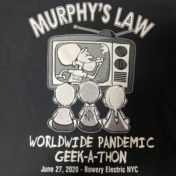 Murphy's law 티셔츠