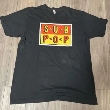 Sub pop 티셔츠 made in usa