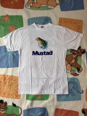 Mutad 티셔츠 빈티지 티셔츠 피쉬 프린트
