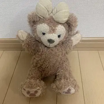 셰리 메이 디즈니 리본 포함 베이지 봉제 인형 약 30cm 손 봉제 인형