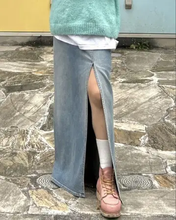teen boop 데님 스커트