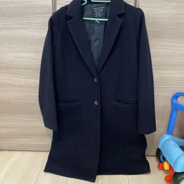 네이비 체스터 코트