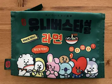 BTS 유니버스 스타 식당 봉지라면 파우치