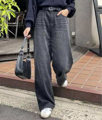 하이 웨스트 스트레이트 데님