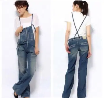 Johnbull 프렌치 데님 살로펫 팬츠 (AP714) 오버롤