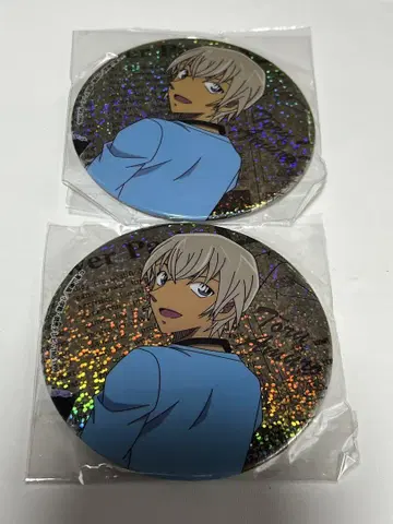 명탐정 코난 큰 랜덤 반짝이 캔뱃지 아마무 토오루