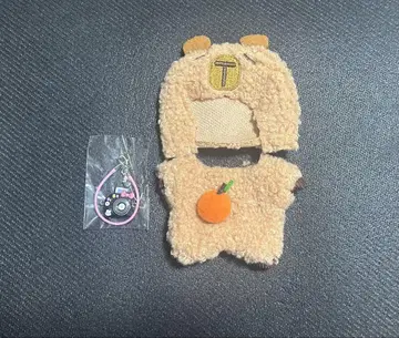 러브부 카피바라 의류(봉제 인형 본체 제외)와 카메라 잡화 세트