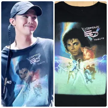 83 캡틴 EO Captain EO 티셔츠 G 드래곤 착용