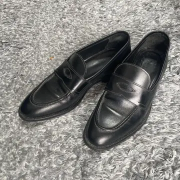 vero cuoio 이탈리아 edifice 블랙 가죽 로퍼 24.5