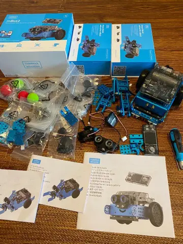중고, 일부 나사 결품_Makeblock mBot2 본체 + 애드온 팩