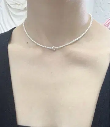 EDIT. FOR LULU 화이트 펄 문 초커 미사용 새상품