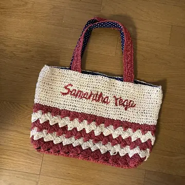 Samantika Vega 토트백 여름 아이템 빨흰