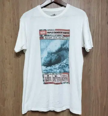 VANS TRIPLE CROWN OF SURFING 프린트 티셔츠