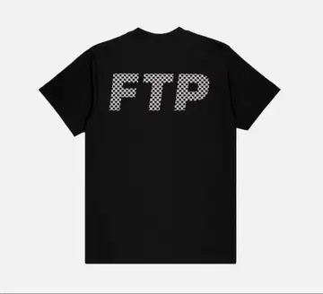 FTP FTP CHECKERED LOGO TEE 블랙 티셔츠 XL