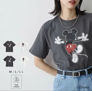 for/c 디즈니 미키마우스 티셔츠 LL