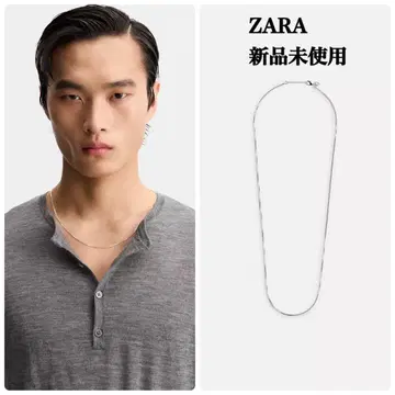 자라 메탈 코드 체인 미사용 새상품 실버