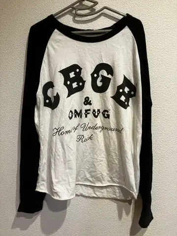 구제 의류 CBGB 롱 티셔츠 펑크 록