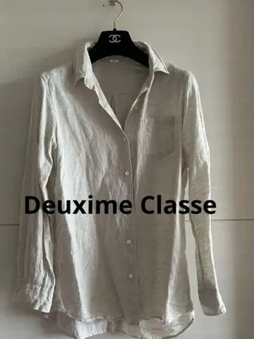 deuxieme classe MUSE 린넨 베이지 긴팔 셔츠