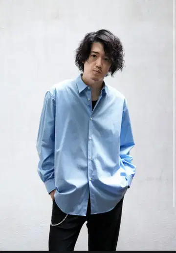 MB ULTIMATE FABRIC 궁극의 드레스 셔츠 블루 L