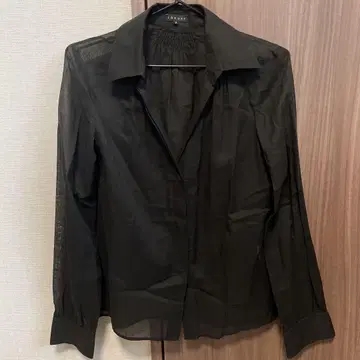 띠어리 블랙 긴팔 셔츠 사이즈 2