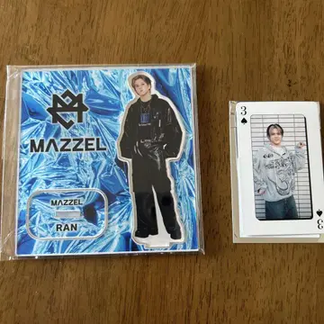 MAZZEL 란 RAN 아크릴 스탠드 트레이딩 카드 세트