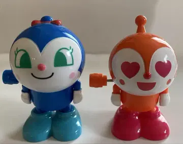 호빵맨 캐릭터 / 코킨짱&짤랑이 태엽 피규어