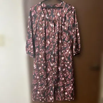 로라 애슐리 9호 무릎 기장 원피스 꽃무늬