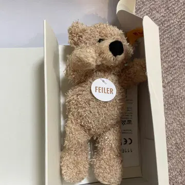 FEILER 봉제 인형 곰 약 15cm