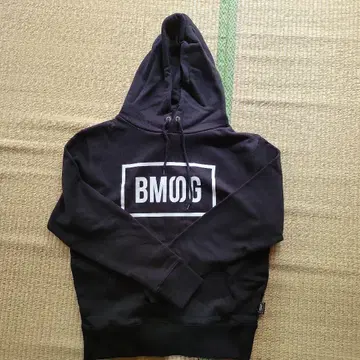 BMSG 블랙 후드 부착 후드티 M