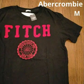 택 포함 새상품 Abercrombie & Fitch 네이비 티셔츠