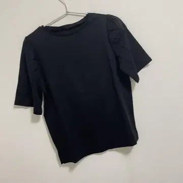 로페피크닉 냉감/70 실케트 퍼프 슬리브 탑 블랙