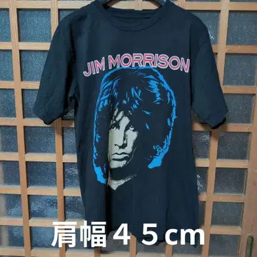짐 모리슨 티셔츠 블랙 어깨 너비 45cm