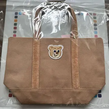라브라리 바이 페이러 올드 테디 와펜 토트백 베이지