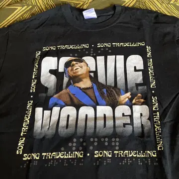 Stevie Wonder Song Travelling 티셔츠 M