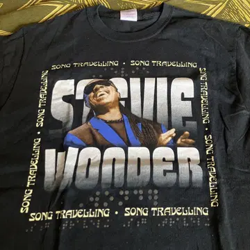 Stevie Wonder Song Travelling 티셔츠 S 사이즈